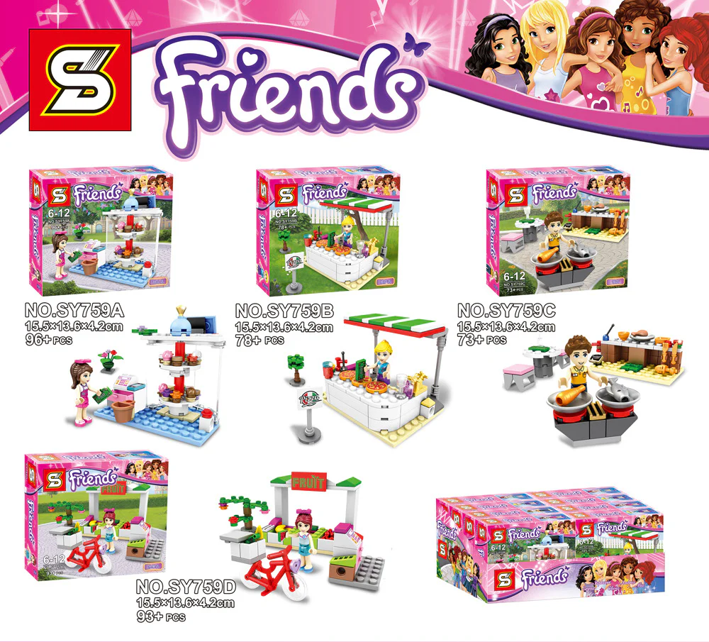 Here is the translation:

Good friend: Mini restaurant combined scenario 4 options SY759B image 3