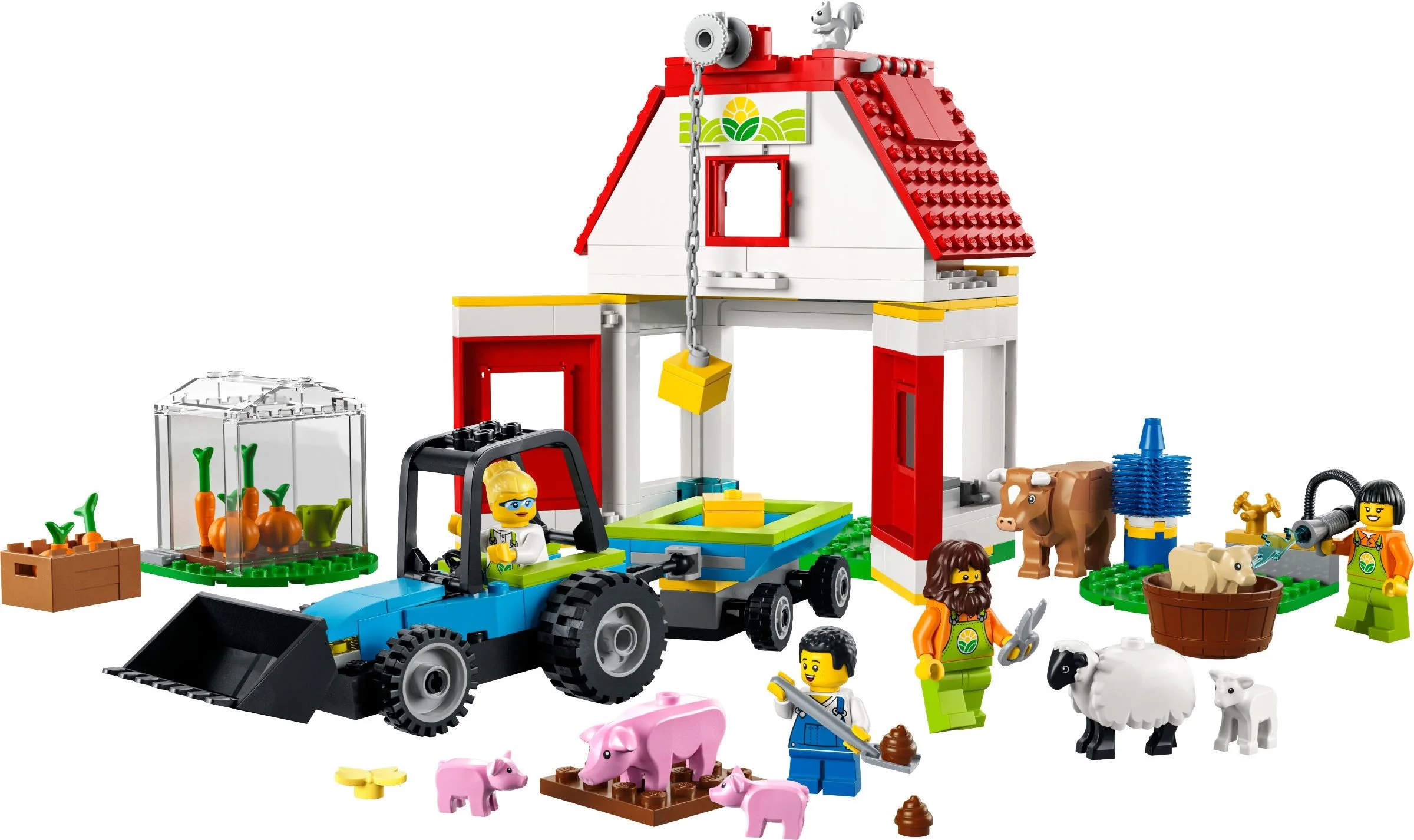barns and farm animals 乐高 LEGO 60346