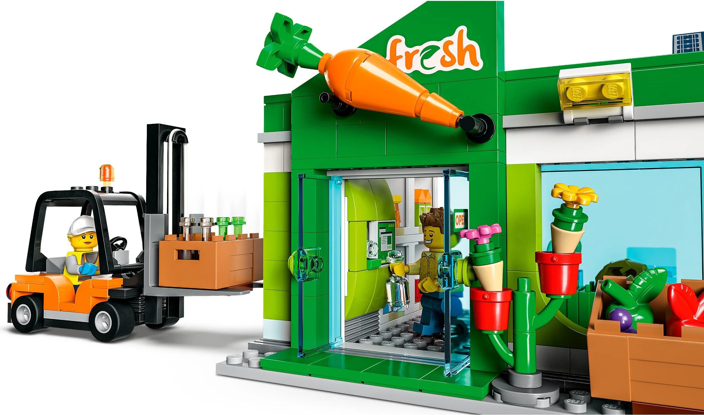 Hinyo's grocery store 乐高 LEGO 60347 image 7