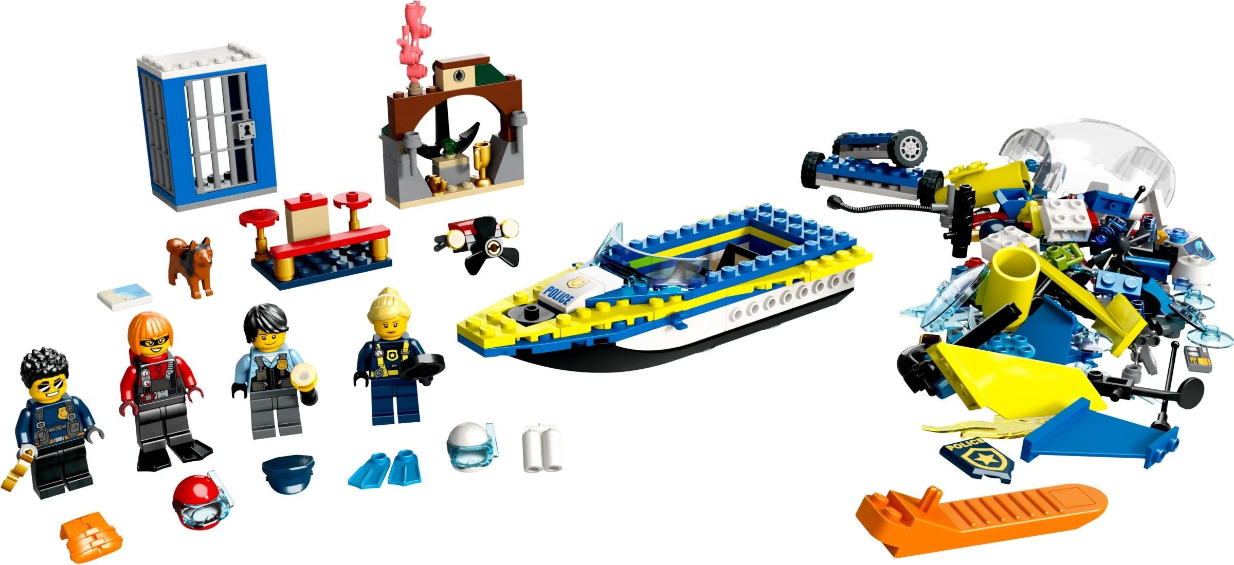 Marine police reconnaissance mission LEGO 60355