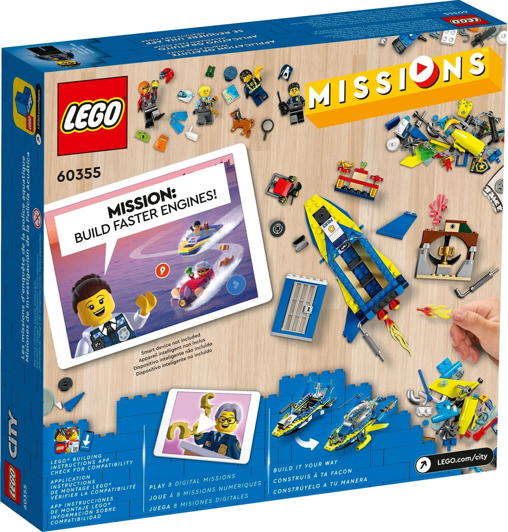Marine police reconnaissance mission LEGO 60355 image 3