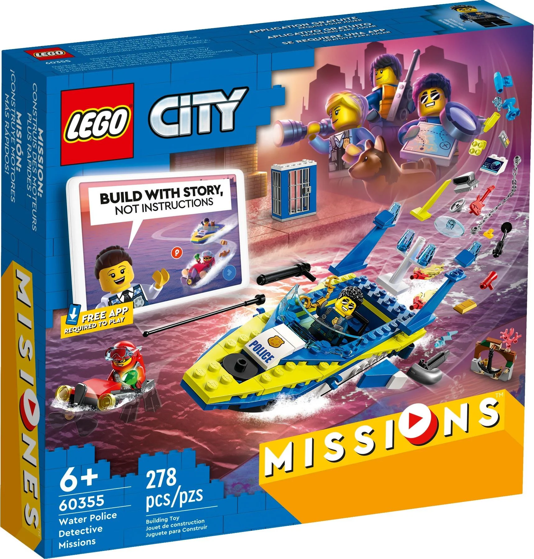 Marine police reconnaissance mission LEGO 60355 image 4