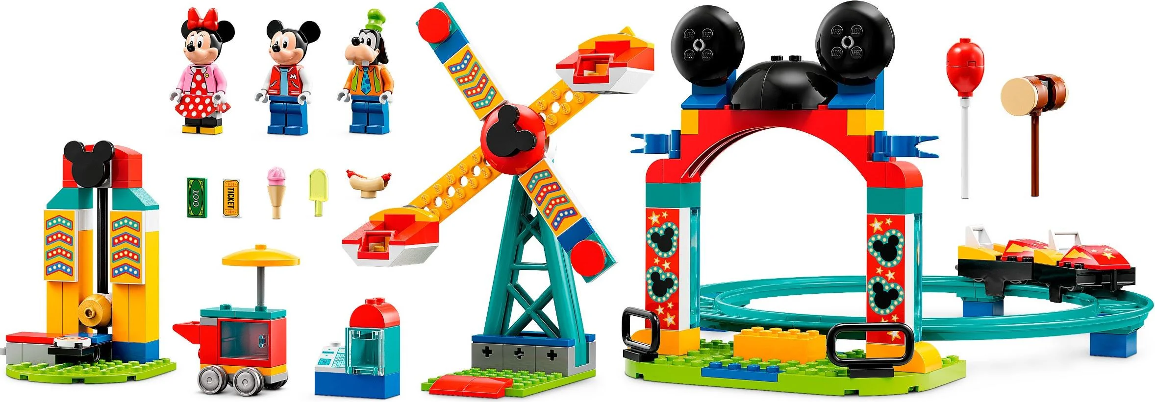 Mickey, Minnie, and High-Fly Fun Playground 乐高 LEGO 10778 image 3