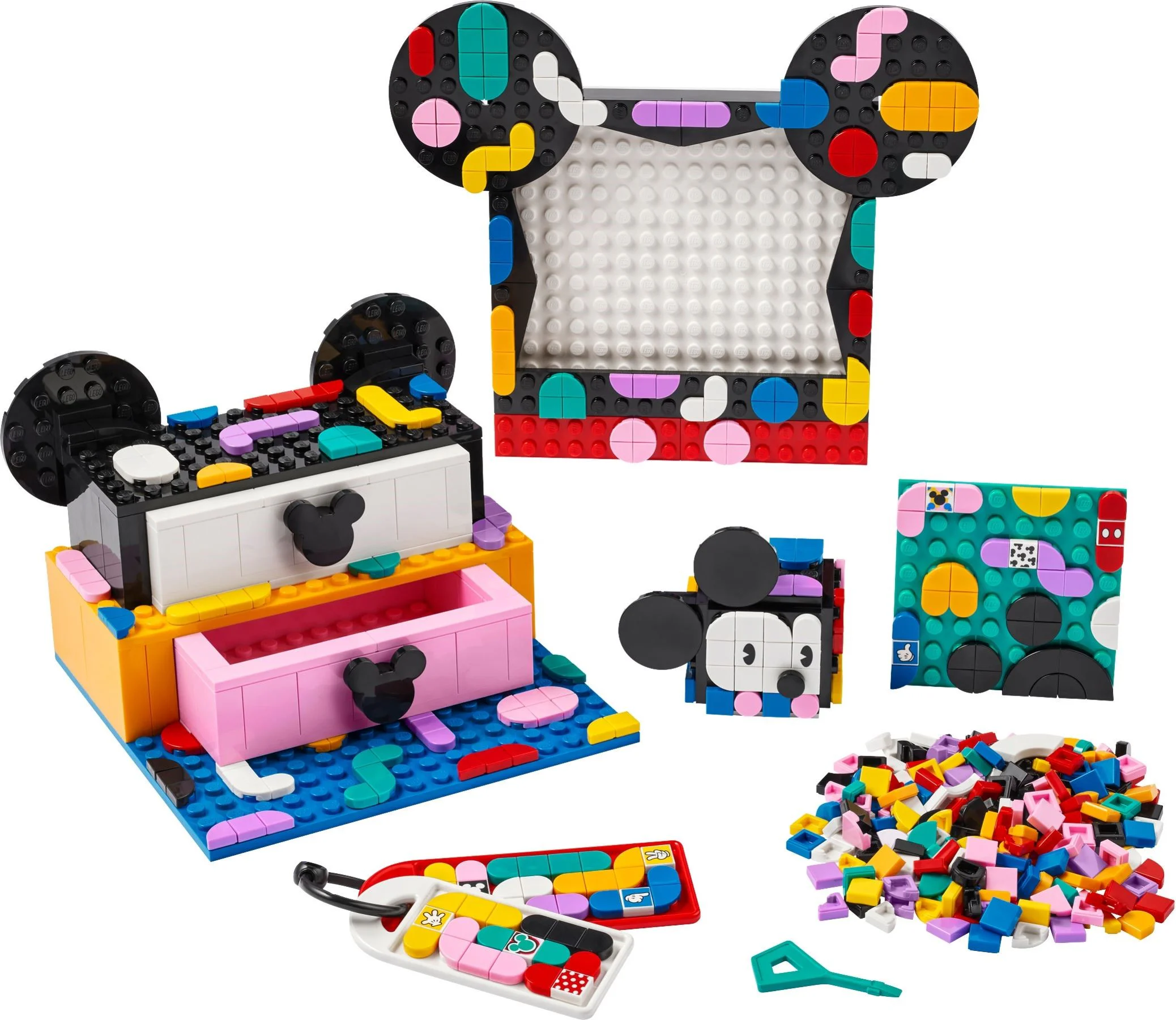 Mickey and Minnie went back to school in fancy clothes 乐高 LEGO 41964