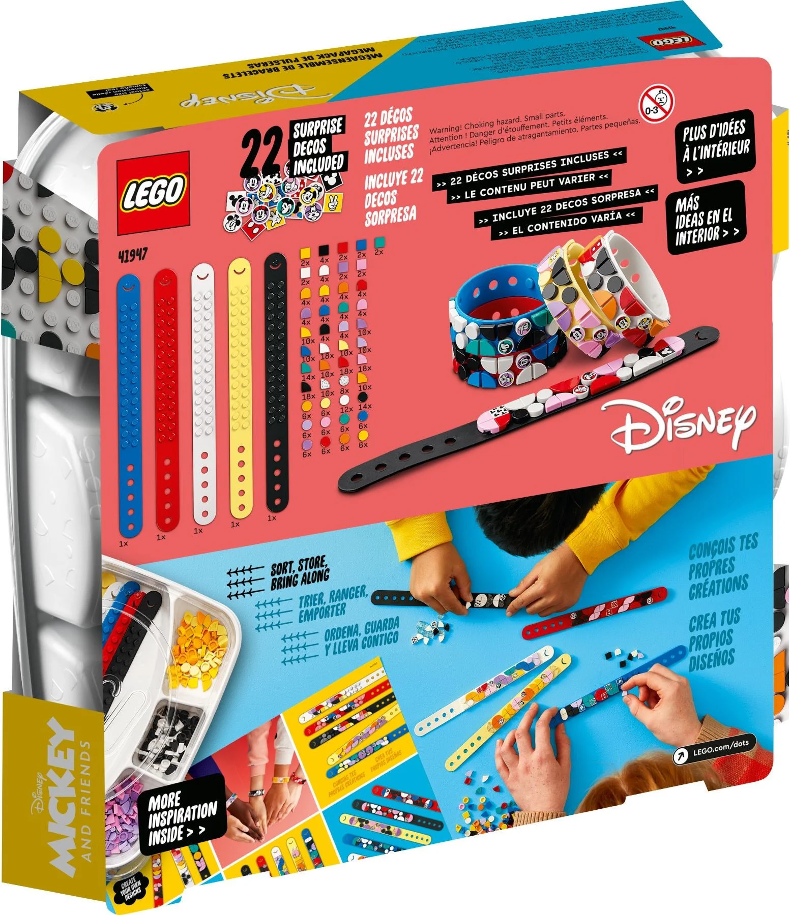 Mickey and his friends are in a luxurious ring 乐高 LEGO 41947 image 12