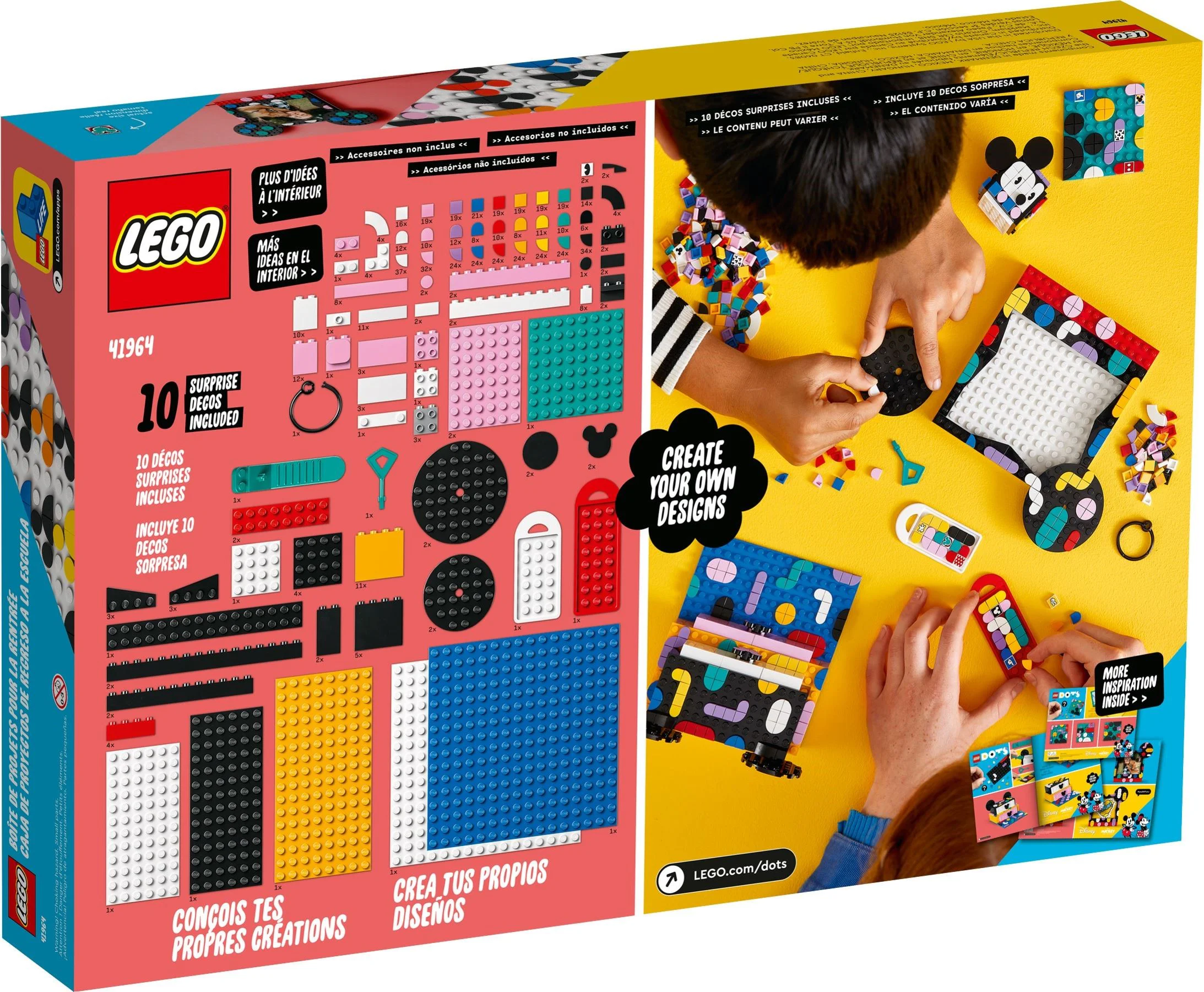 Mickey and Minnie went back to school in fancy clothes 乐高 LEGO 41964 image 11