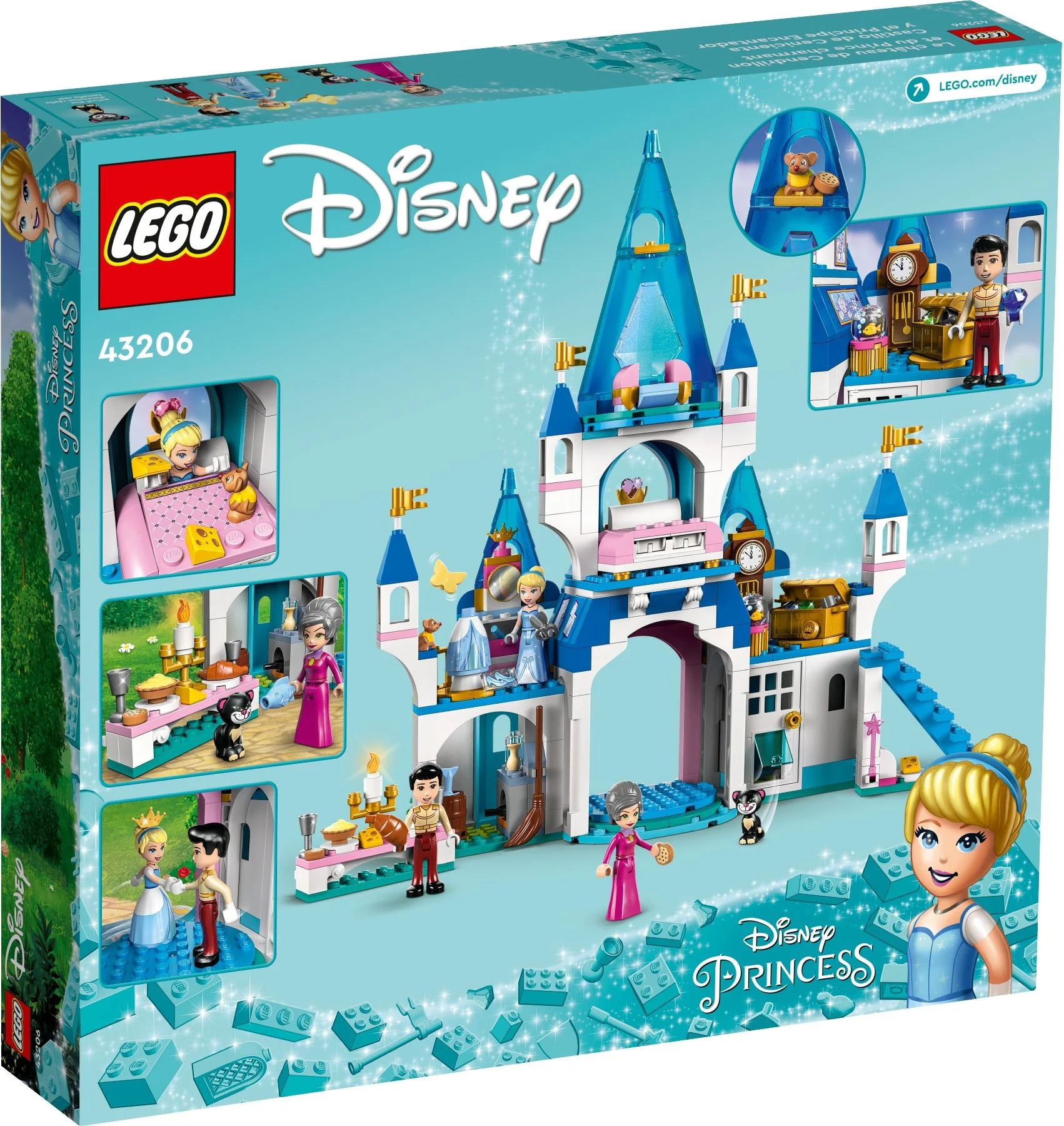 The castle of Cynterella and the Prince 乐高 LEGO 43206 image 4