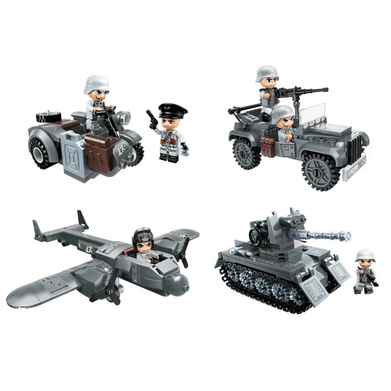 World War II Classic Battle: Field 5 Boxes 启蒙 QMAN/ENLIGHTEN/Keeppley 21021