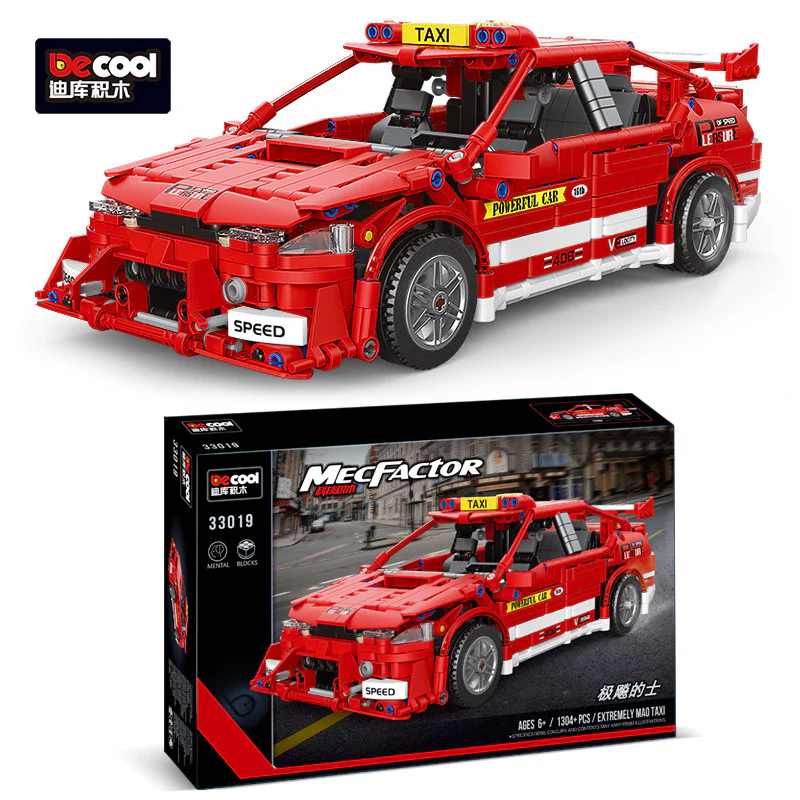 A nice taxi 迪库 DECOOL/酷小砖 BrickCool 33019 image 1