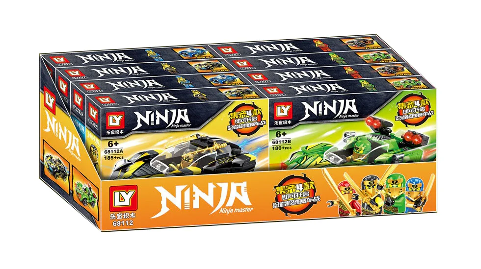 Ninja races at speed 乐宜积木LY 68112