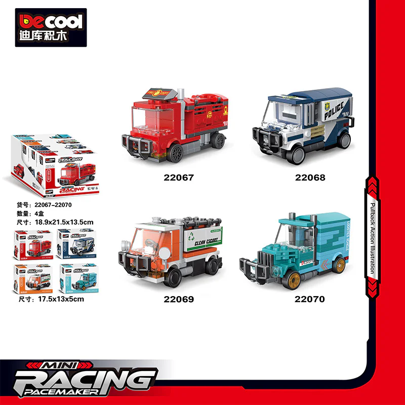 Mini Return Vehicle: Environmental Vehicle 迪库 DECOOL/酷小砖 BrickCool 22069 image 1