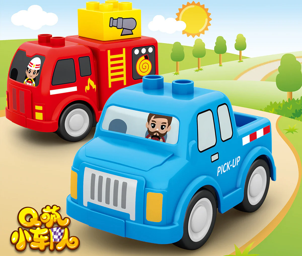 Q QUIXIE: FIRECRACKER, PICKUP TRUCK, CAKIPO CHILD TREE 森宝 SEMBO 690002 image 1