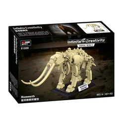 Mammoth skeleton model