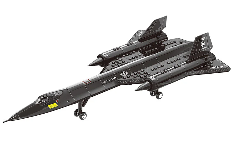 BLACKBIRD RECONNAISSANCE AIRCRAFT SR-71 RECONNAISSANCE AIRCRAFT 万格 WANGE/乐博士 Dr.Luck 4005