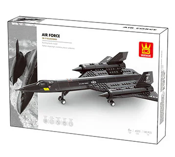 BLACKBIRD RECONNAISSANCE AIRCRAFT SR-71 RECONNAISSANCE AIRCRAFT 万格 WANGE/乐博士 Dr.Luck 4005 image 1