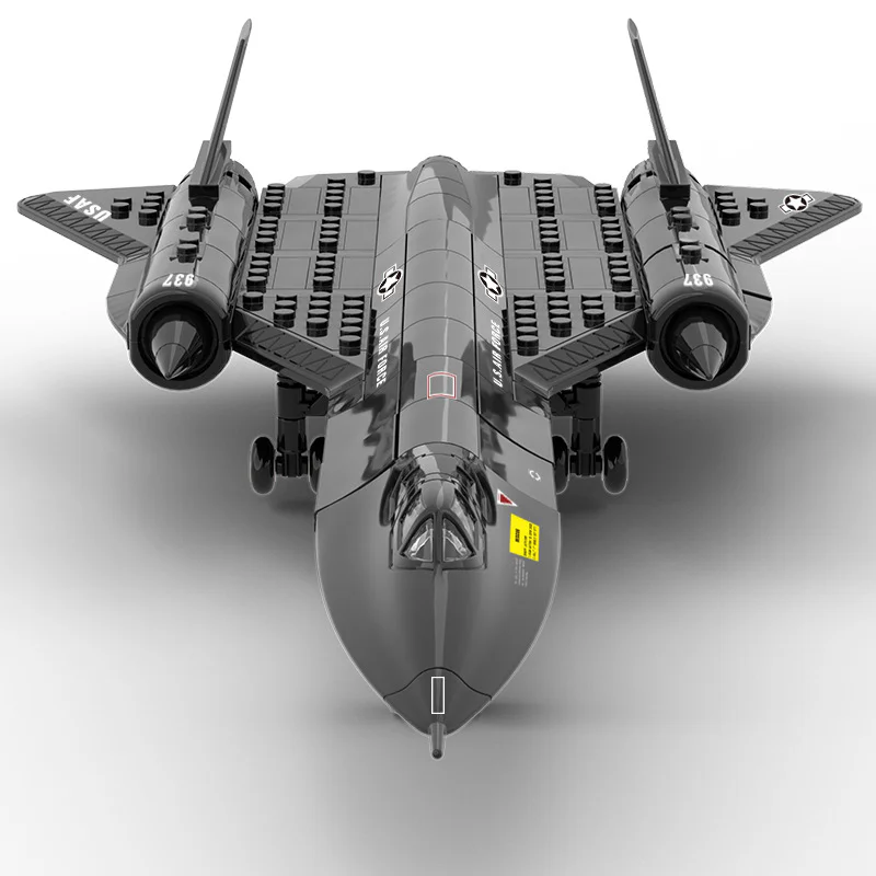 BLACKBIRD RECONNAISSANCE AIRCRAFT SR-71 RECONNAISSANCE AIRCRAFT 万格 WANGE/乐博士 Dr.Luck 4005 image 2