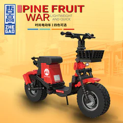 Fashion electric vehicle: Pine Fruit War Red
