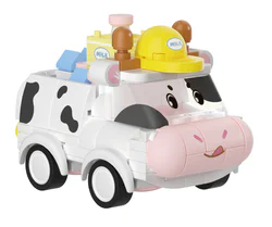 Quick pigeons, milk cows, detective pigs, bricks of blue elephants