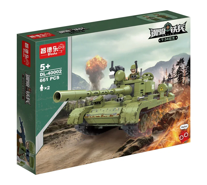 STEEL CAVALRY: T-34 TANK 智德乐ZDEL DL-40002 image 1