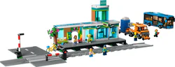 Busy train station