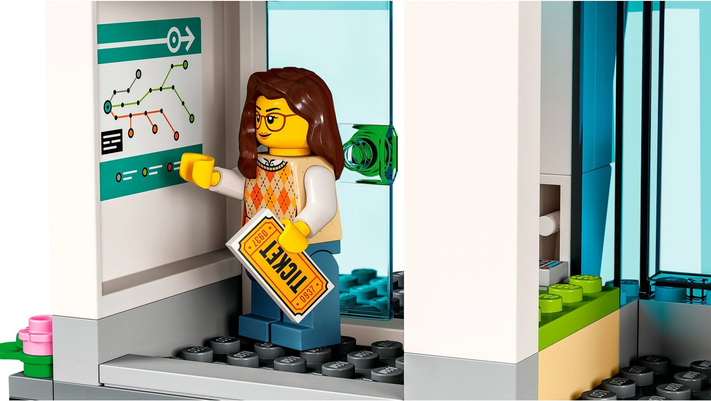 Busy train station 乐高 LEGO 60335 image 8