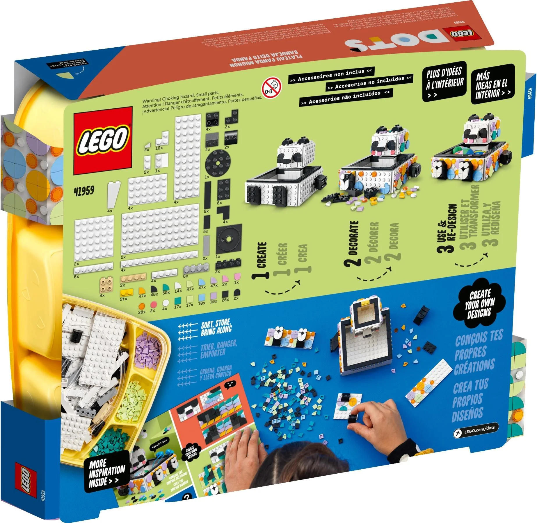 Lovely panda box 乐高 LEGO 41959 image 7