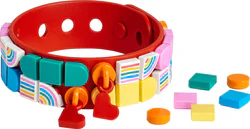 A beautiful and decorated rainbow bracelet