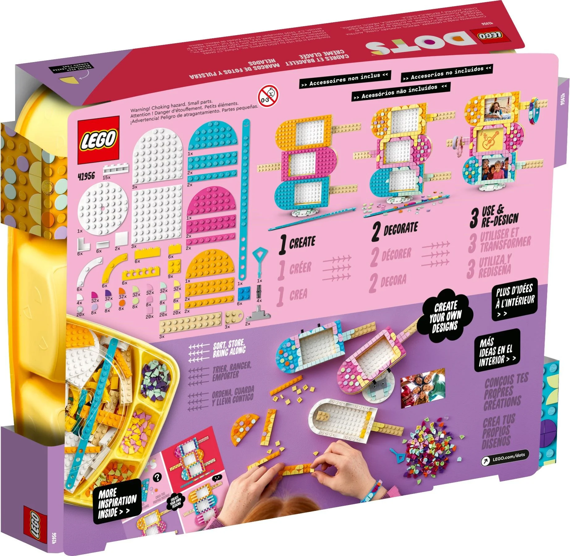 Ice cream frame and bracelet 乐高 LEGO 41956 image 4