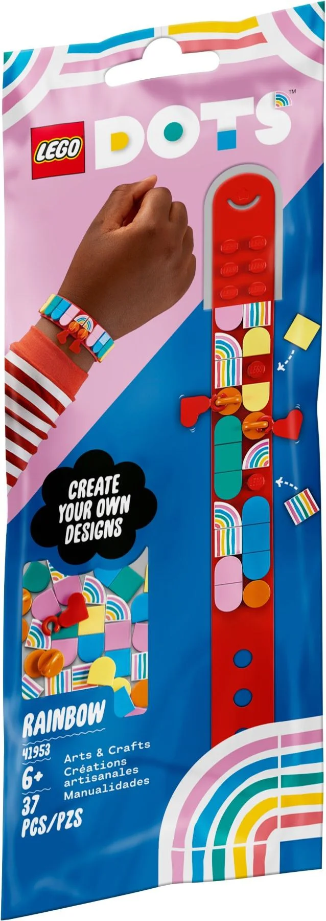 A beautiful and decorated rainbow bracelet 乐高 LEGO 41953 image 6