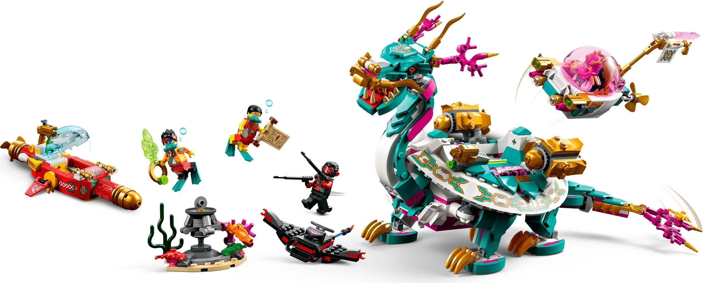 East Sea Dragon Submarine 乐高 LEGO 80037 image 1