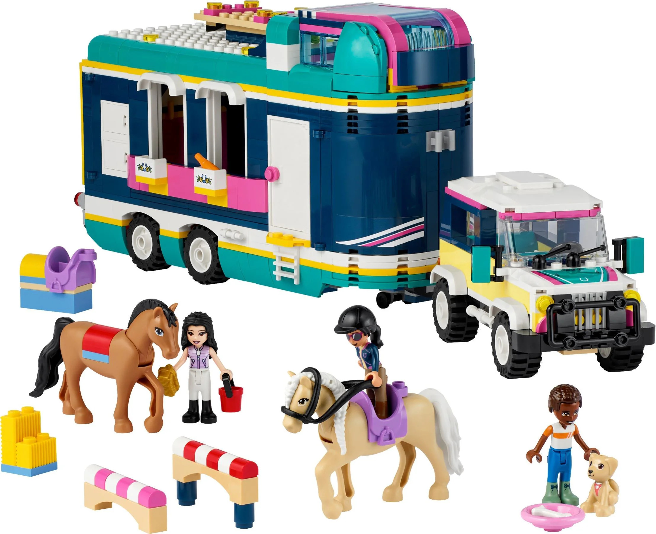 Trailer for horsecraft exhibition 乐高 LEGO 41722