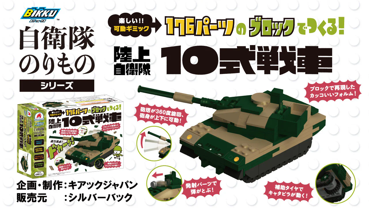 Self-Defense Forces Vehicle Series: Type 10 Tanks BIKKU 【未知】