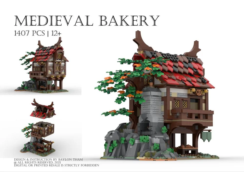 Medieval Bakery Shop 型玩模客 MORKMODEL 033007
