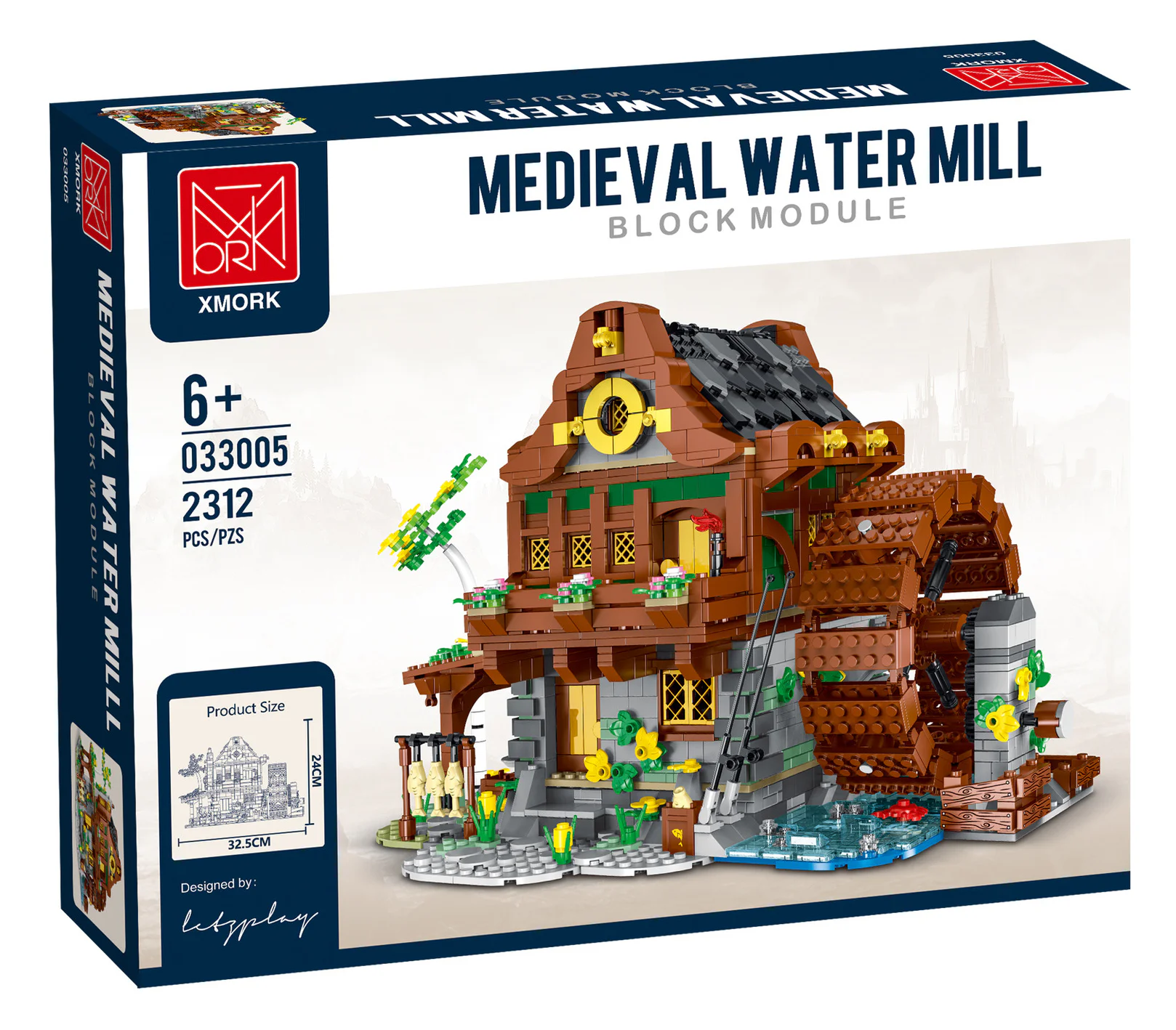 Medieval Water Mill House MOC-77495 image 2