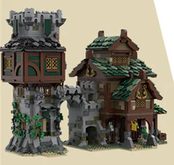 The Medieval Tower and the stables