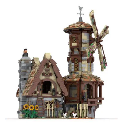 Medieval windmill mill MOC-138190 image 2