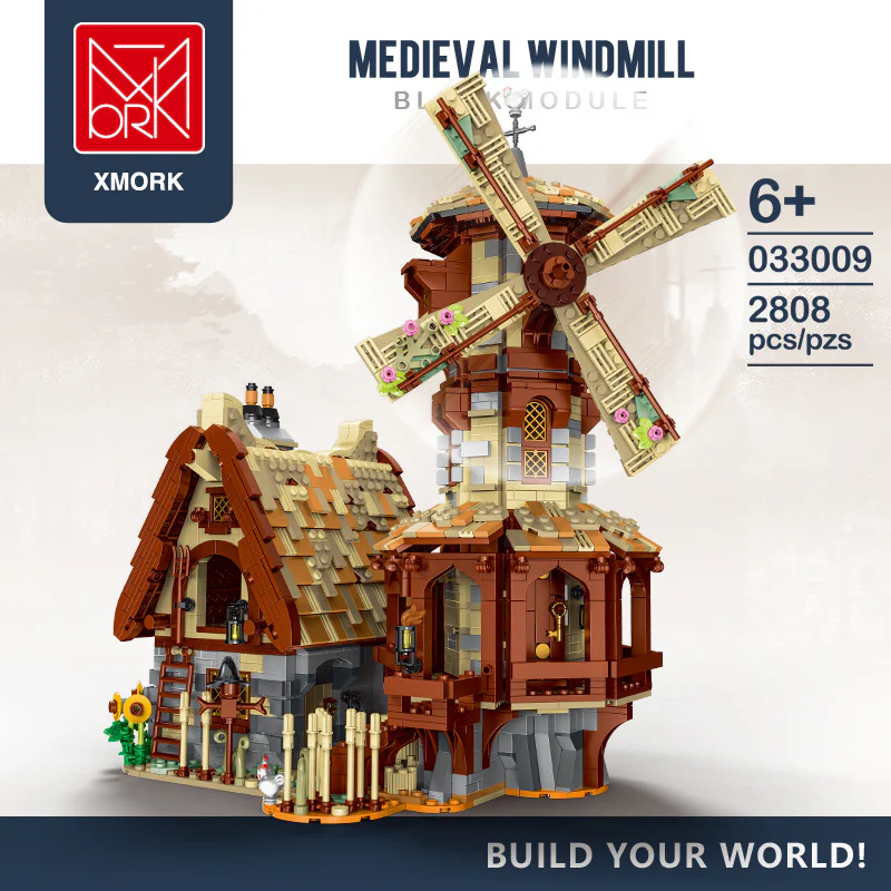 Medieval windmill mill MOC-138190 image 3