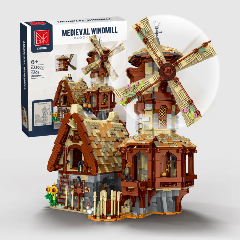 Medieval windmill mill MOC-138190 image 5