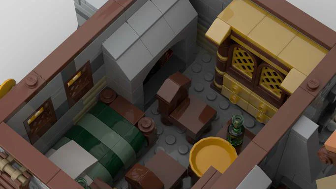 Medieval windmill mill MOC-138190 image 6