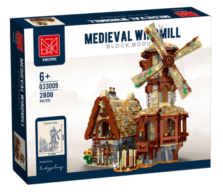 Medieval windmill mill MOC-138190 image 7