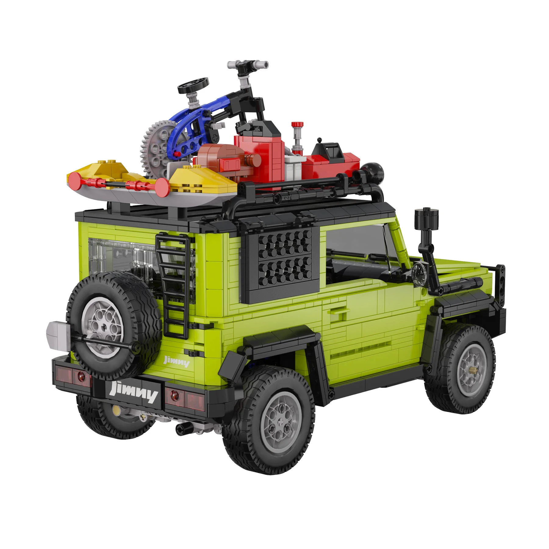 Travel modified Jimney Land Cruiser 1:12 咔搭 CaDA/双鹰 DoubleE C62001 image 4