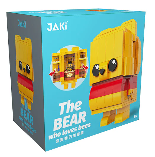 Sweet bear with honey 佳奇积木 JAKI JK2155 image 5
