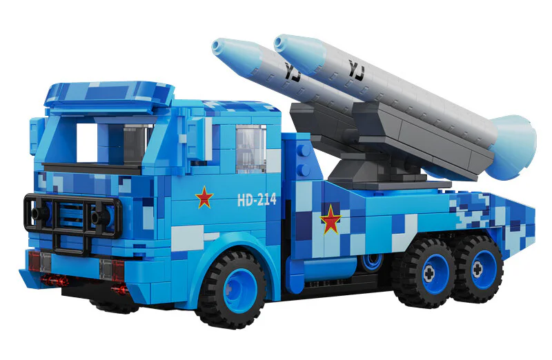 Eagle strike missile vehicle 咔搭 CaDA/双鹰 DoubleE C56012 image 1