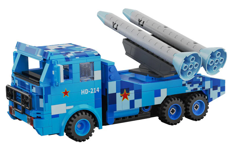 Eagle strike missile vehicle 咔搭 CaDA/双鹰 DoubleE C56012 image 2