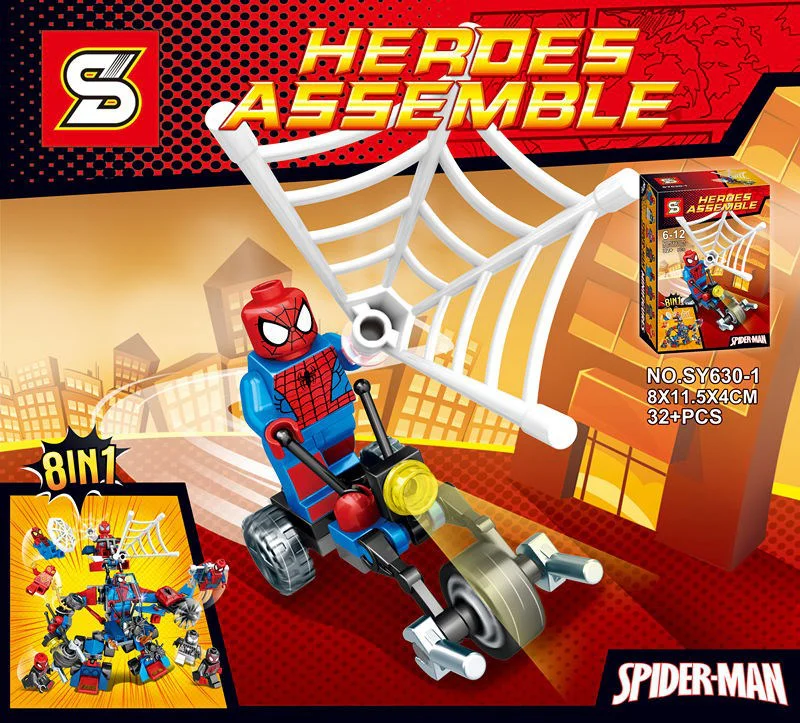 Spider-Man: Home School Season Robot Combines 8 Modes SY630-6