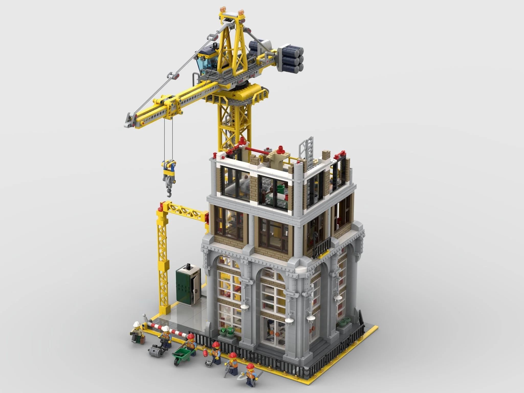 Construction site street scenery 乐高 LEGO 910008 image 1