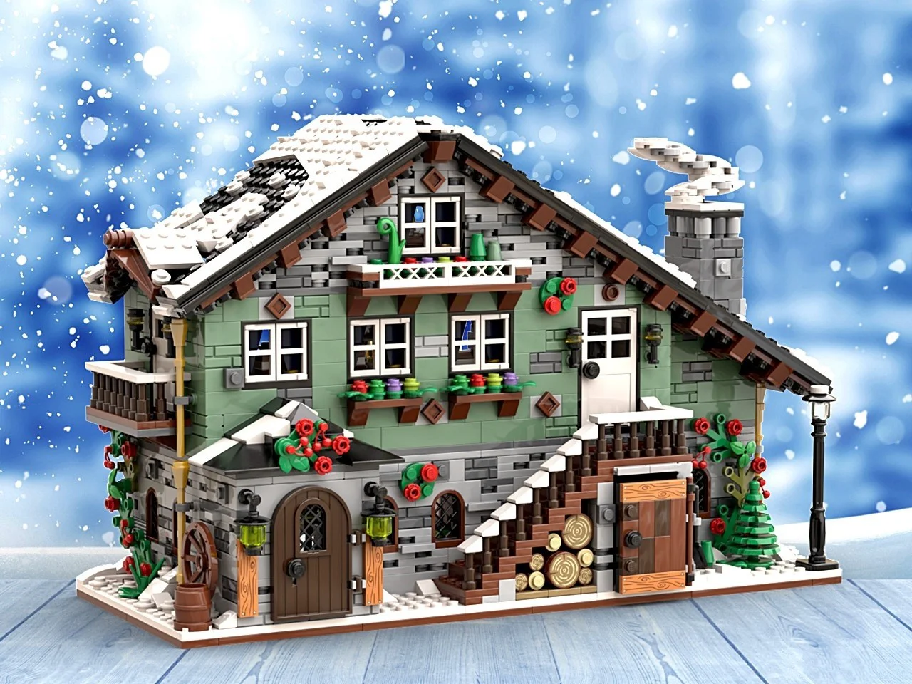 Winter cabin 乐高 LEGO 910004 image 1