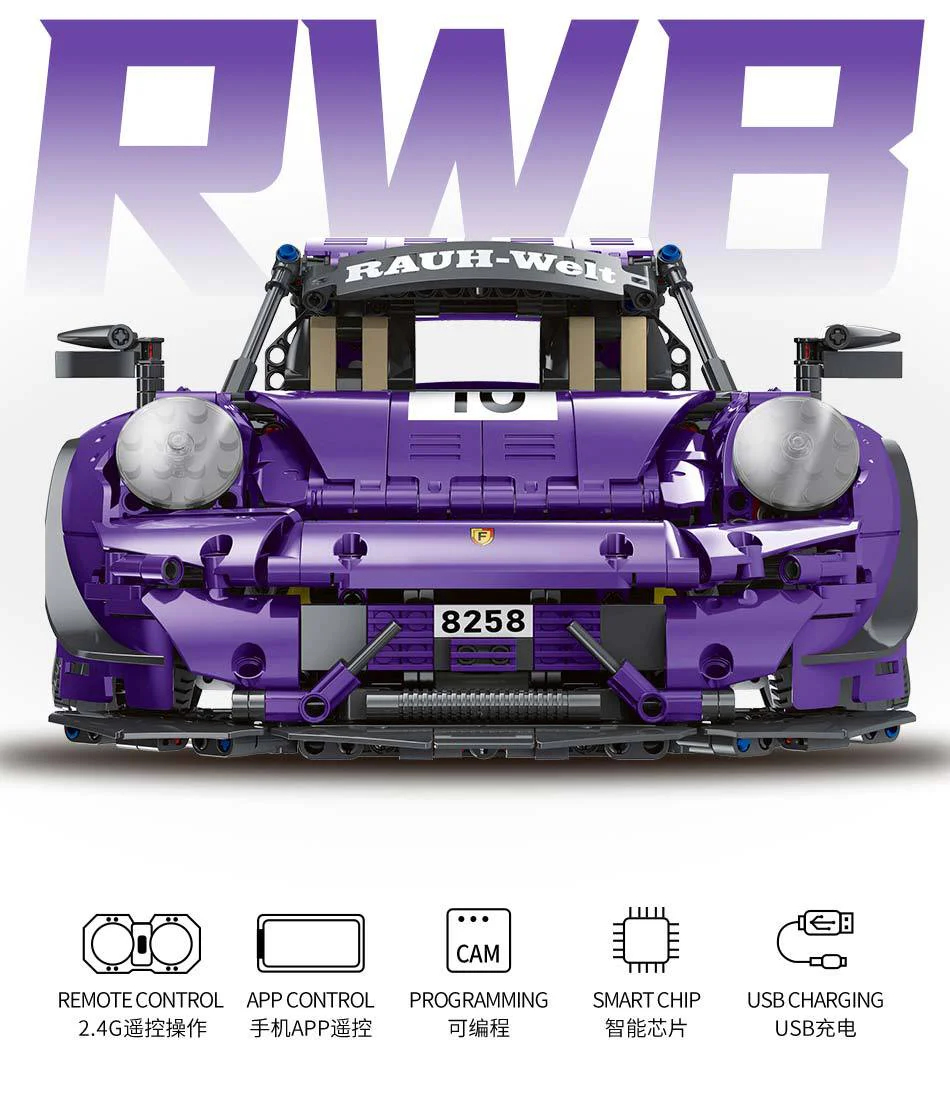 Purple storm 993 (Porsche 993 RWB Rotana) 非凡 F10003 image 1