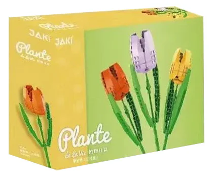 It's warm, tulips 佳奇积木 JAKI JK26203
