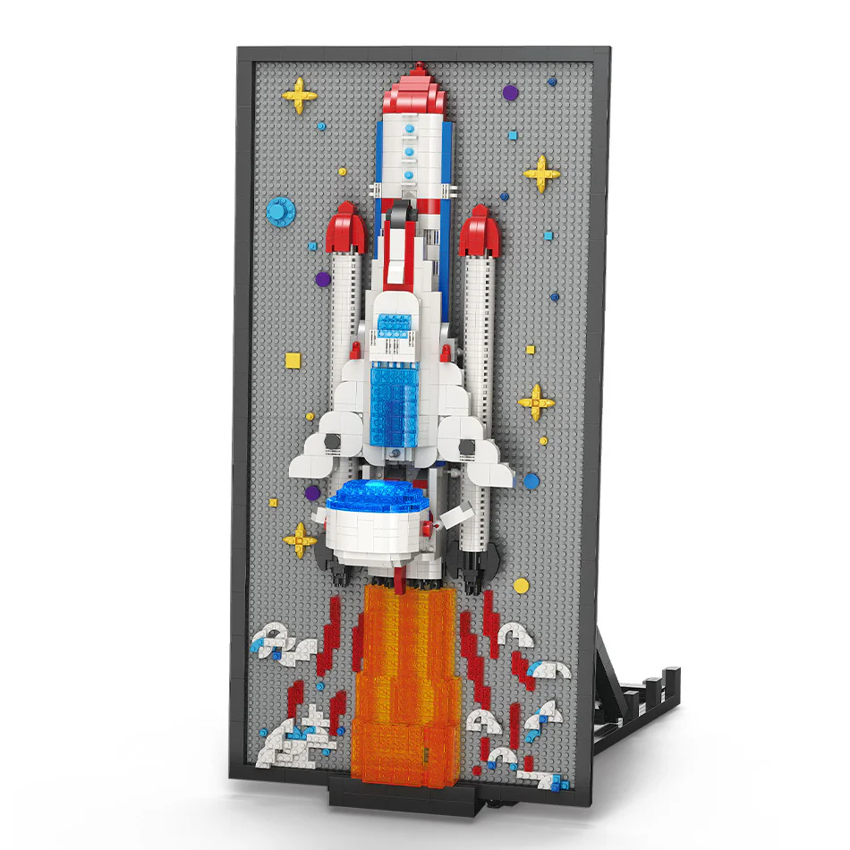 Space Swimming: Scrambles of sounding rockets 魔域积木 MOYUBLOCK MY95005